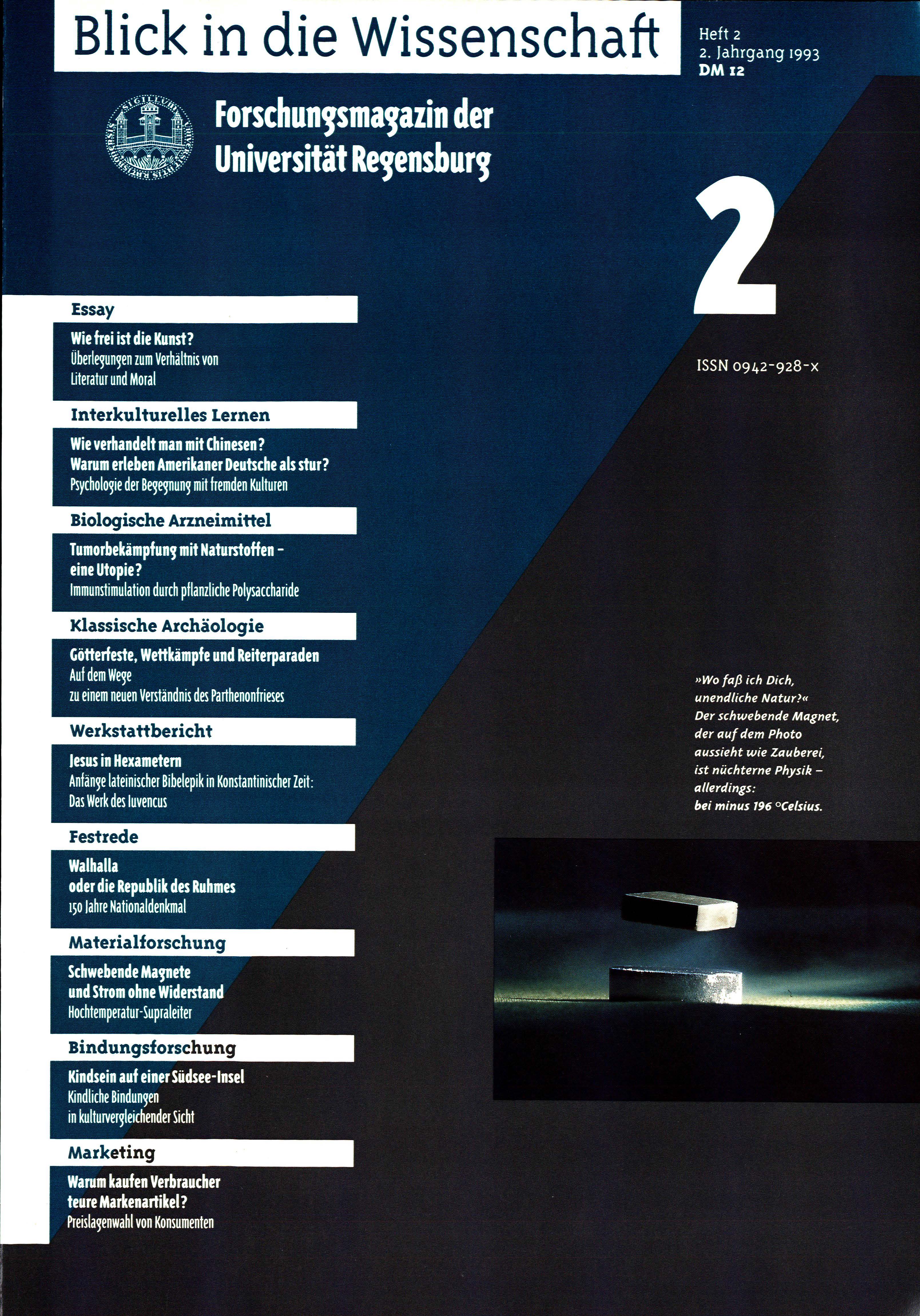 Forschungsmagazin der Universität Regensburg