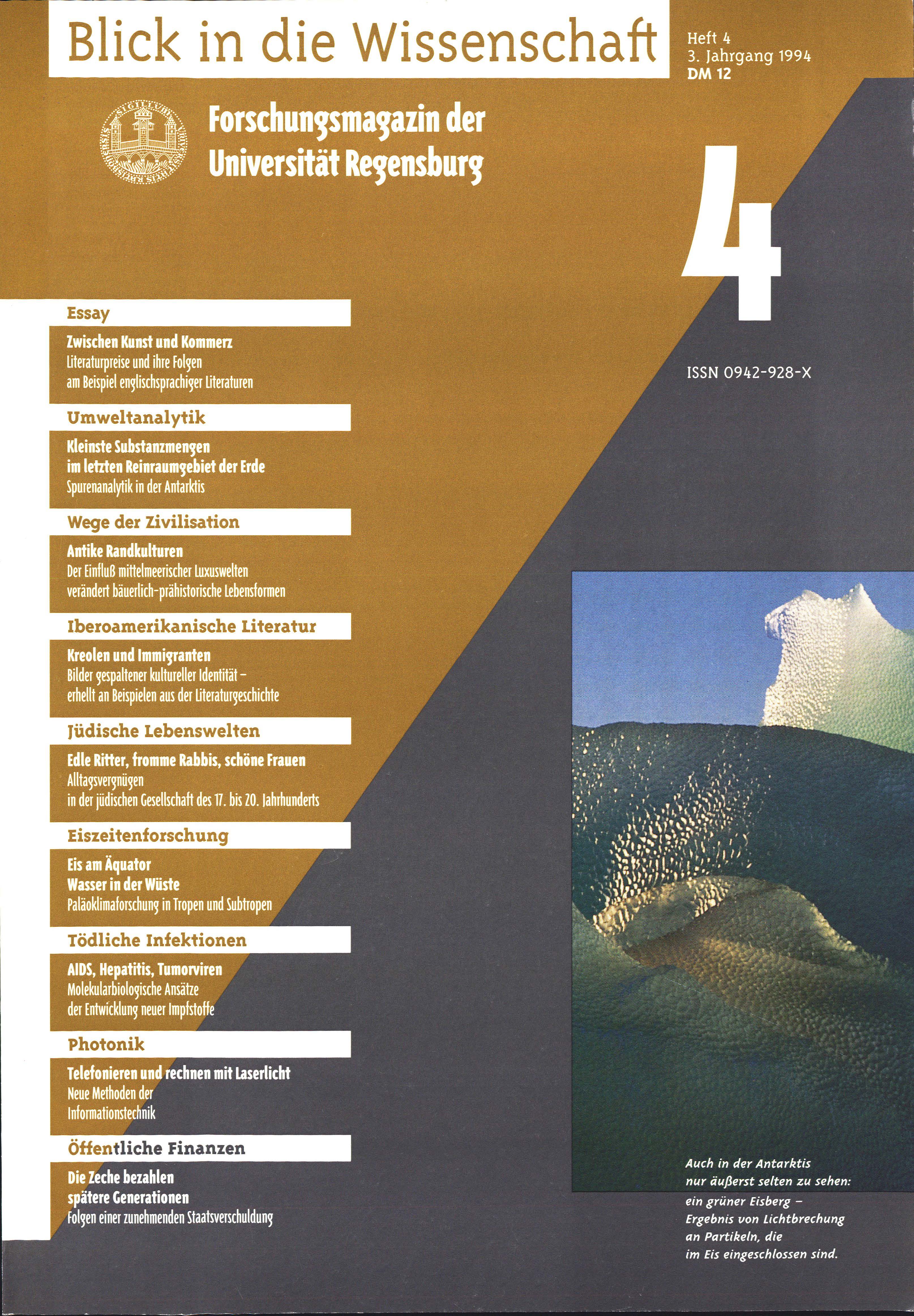 Forschungsmagazin der Universität Regensburg