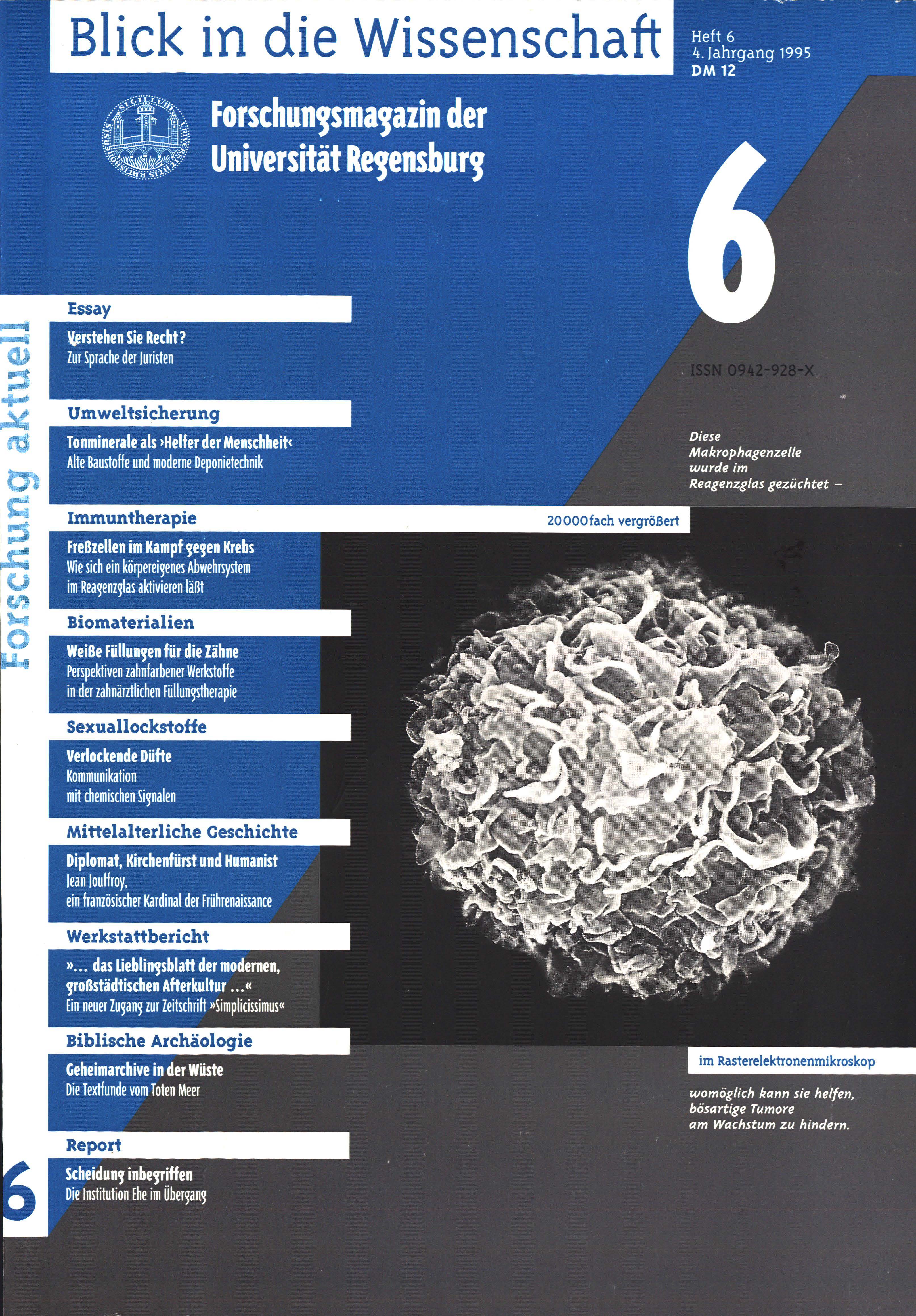 Forschungsmagazin der Universität Regensburg