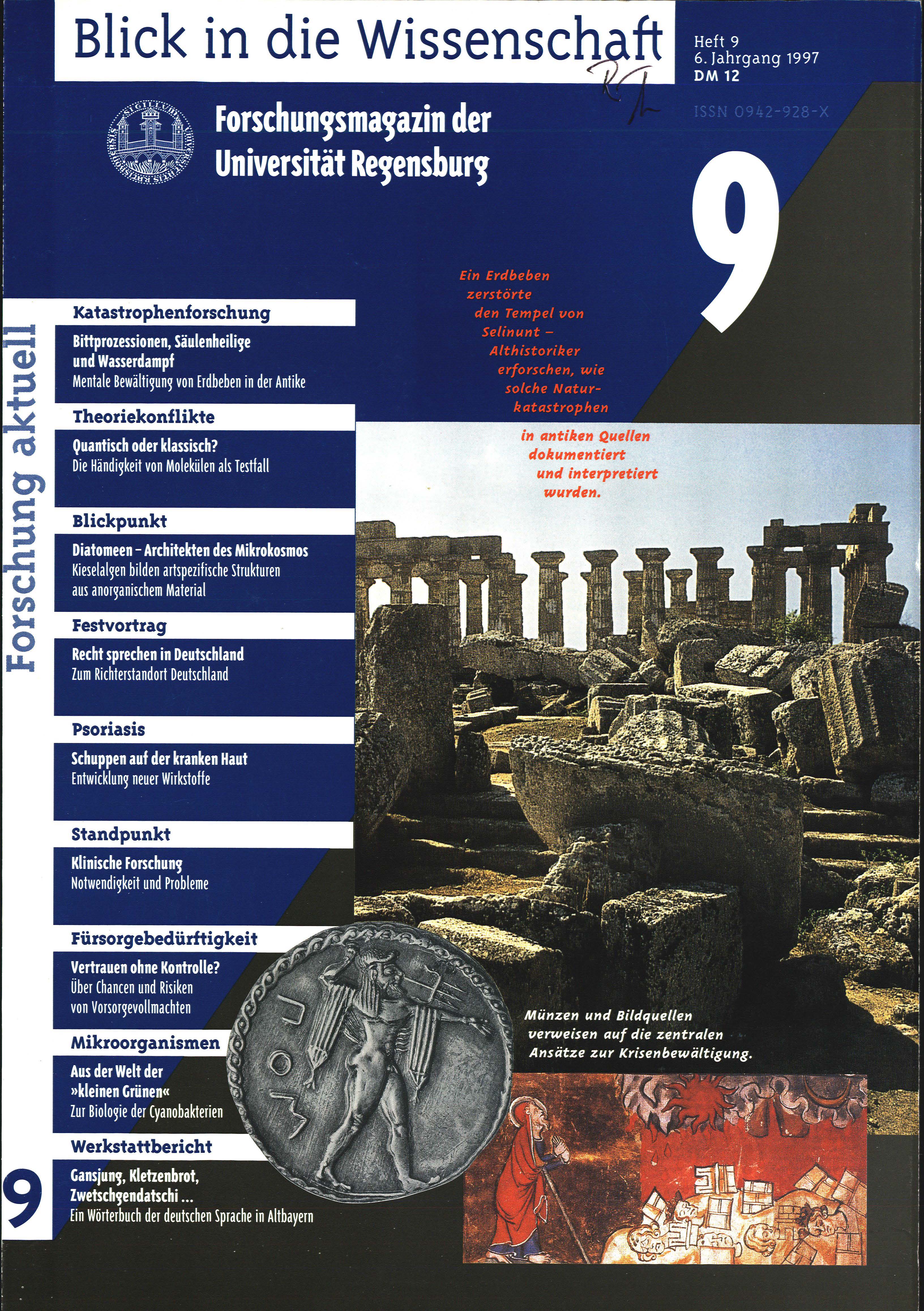 Forschungsmagazin der Universität Regensburg