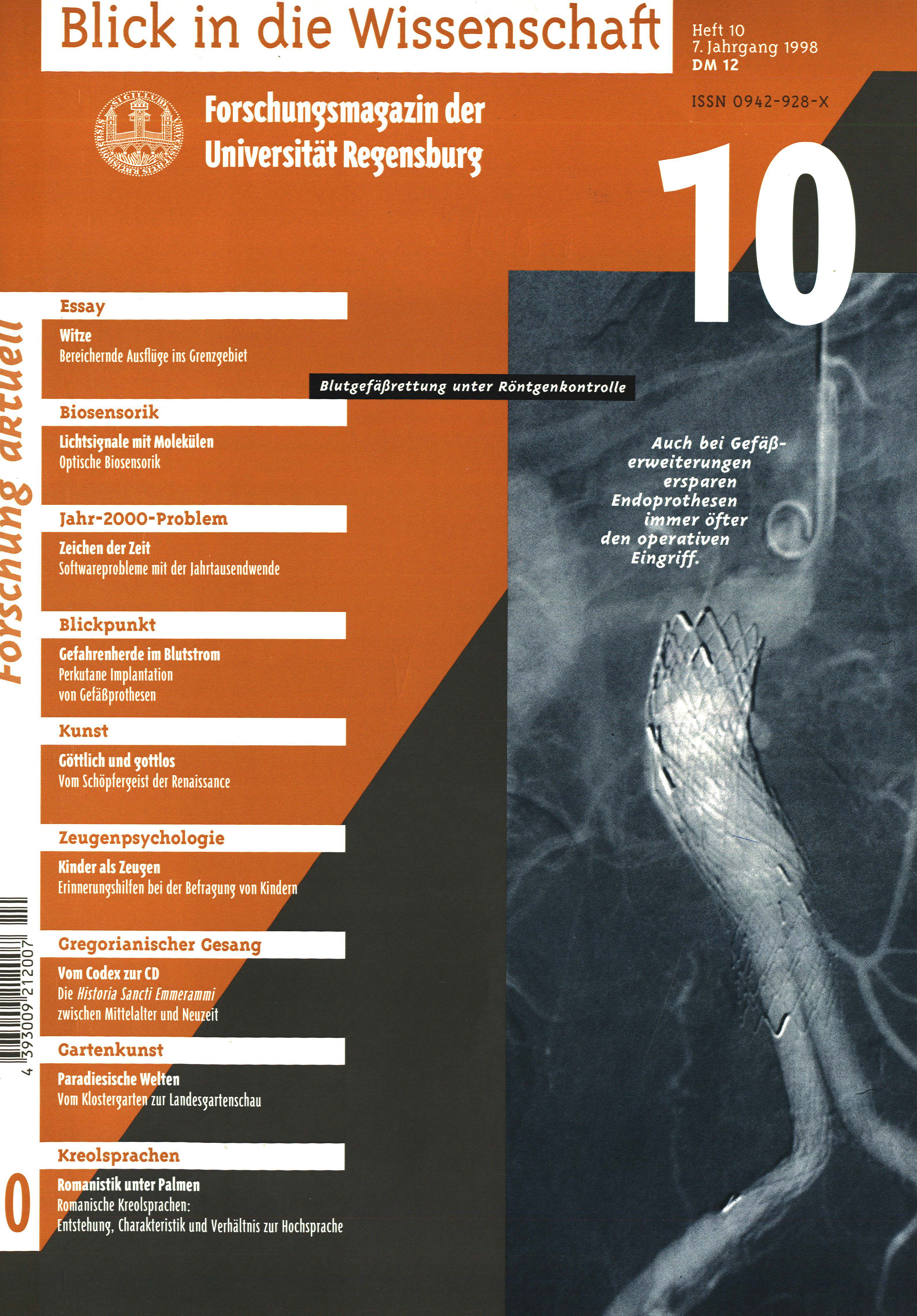 Forschungsmagazin der Universität Regensburg