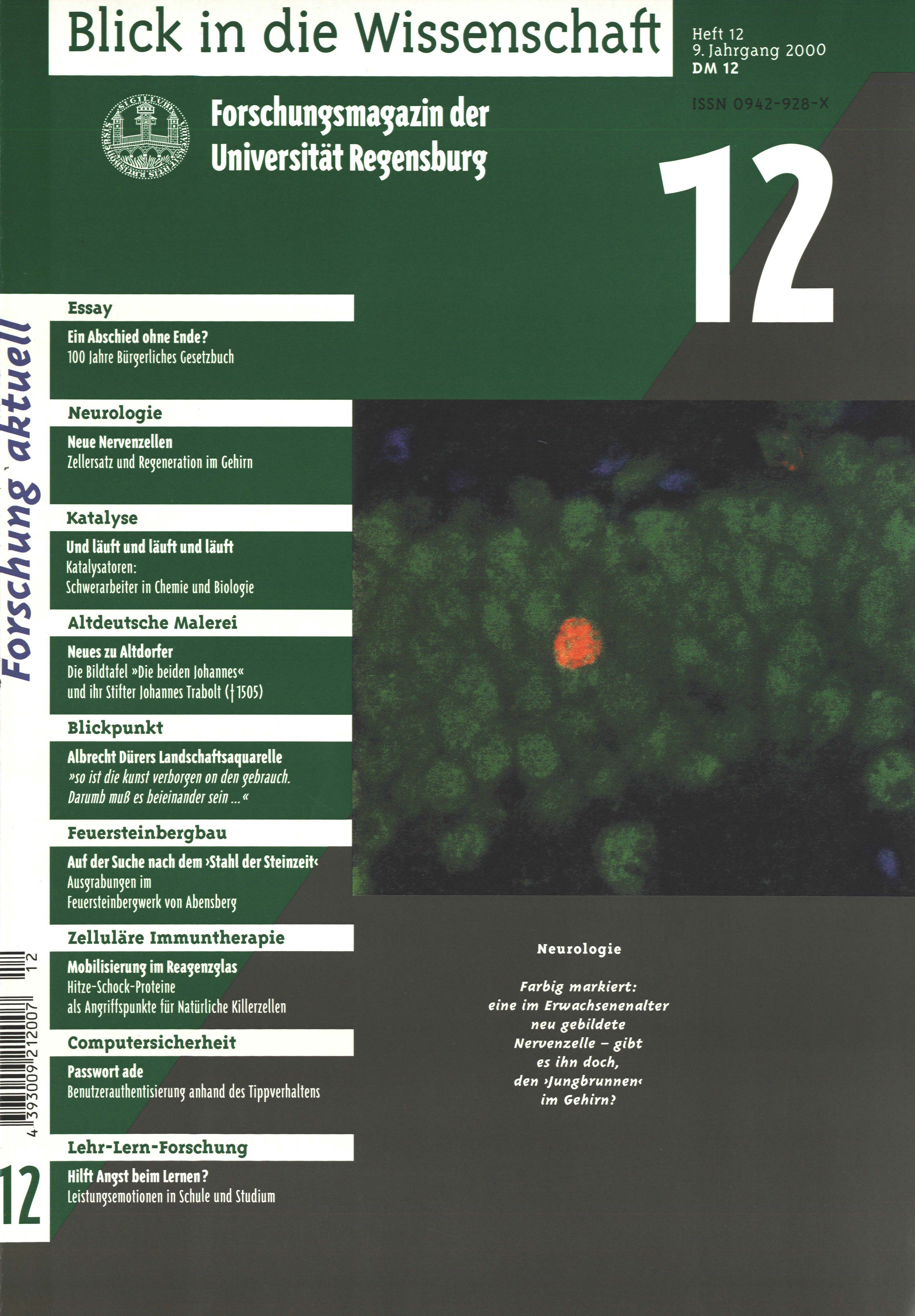 Forschungsmagazin der Universität Regensburg