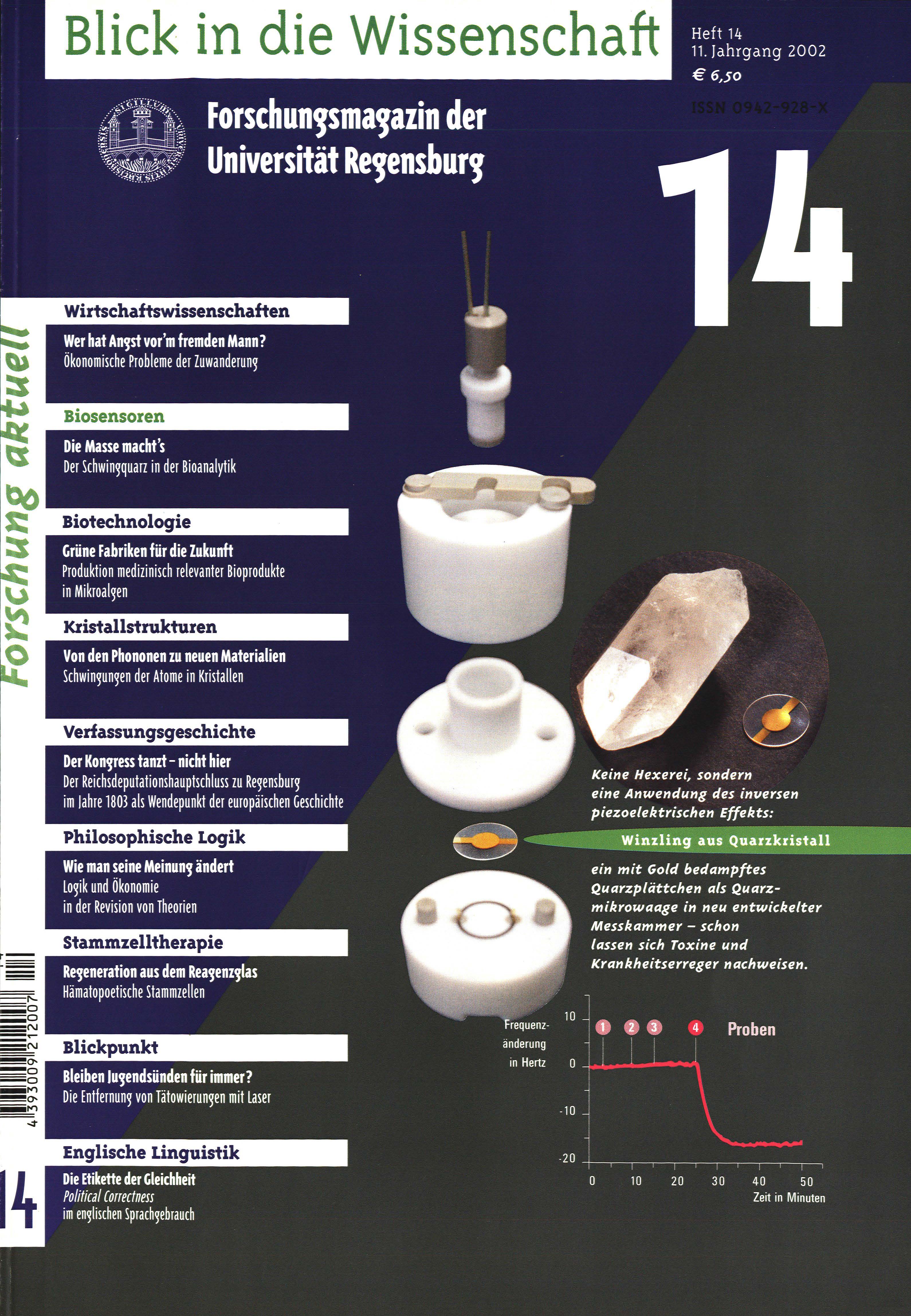 Forschungsmagazin der Universität Regensburg