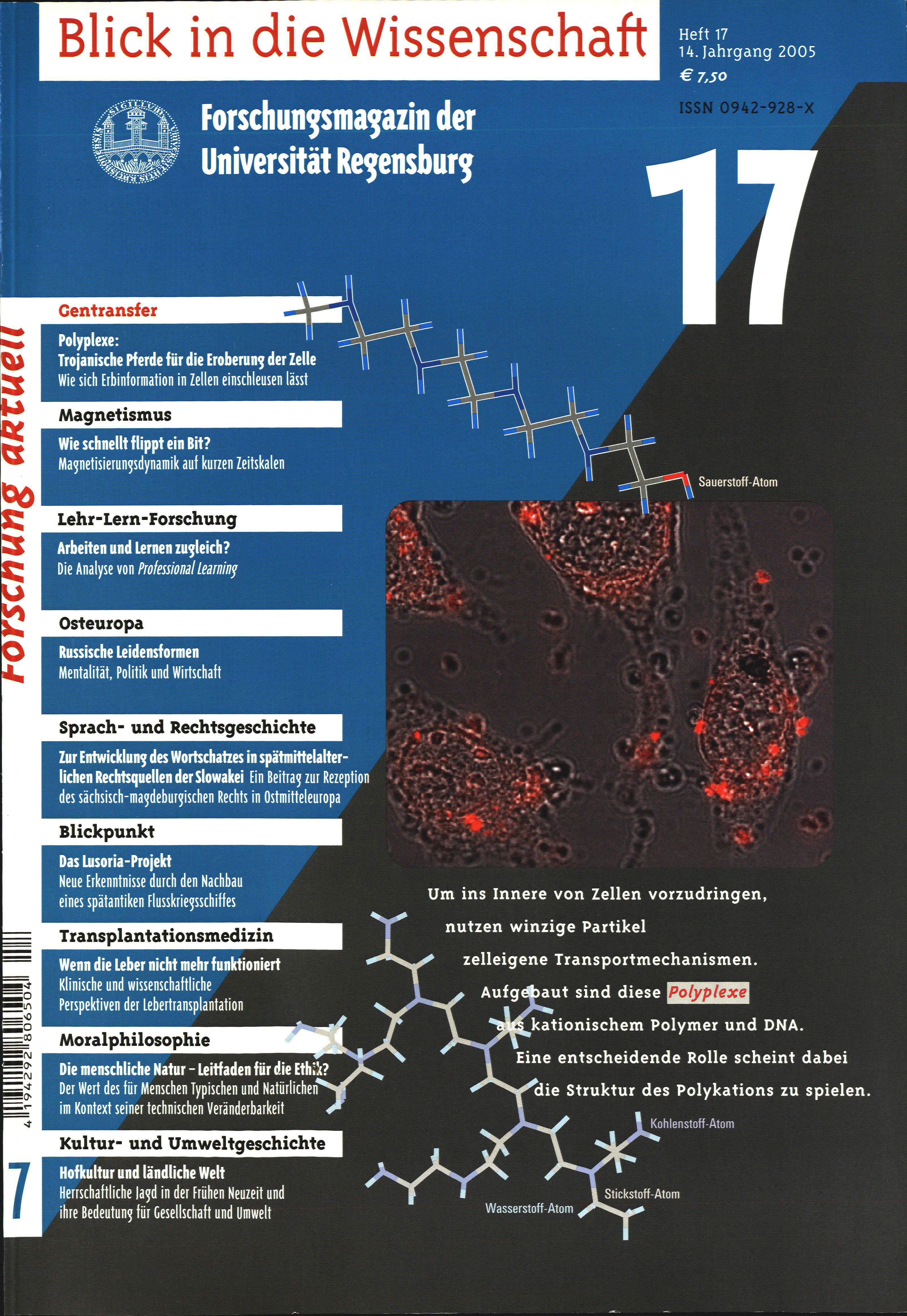 Forschungsmagazin der Universität Regensburg