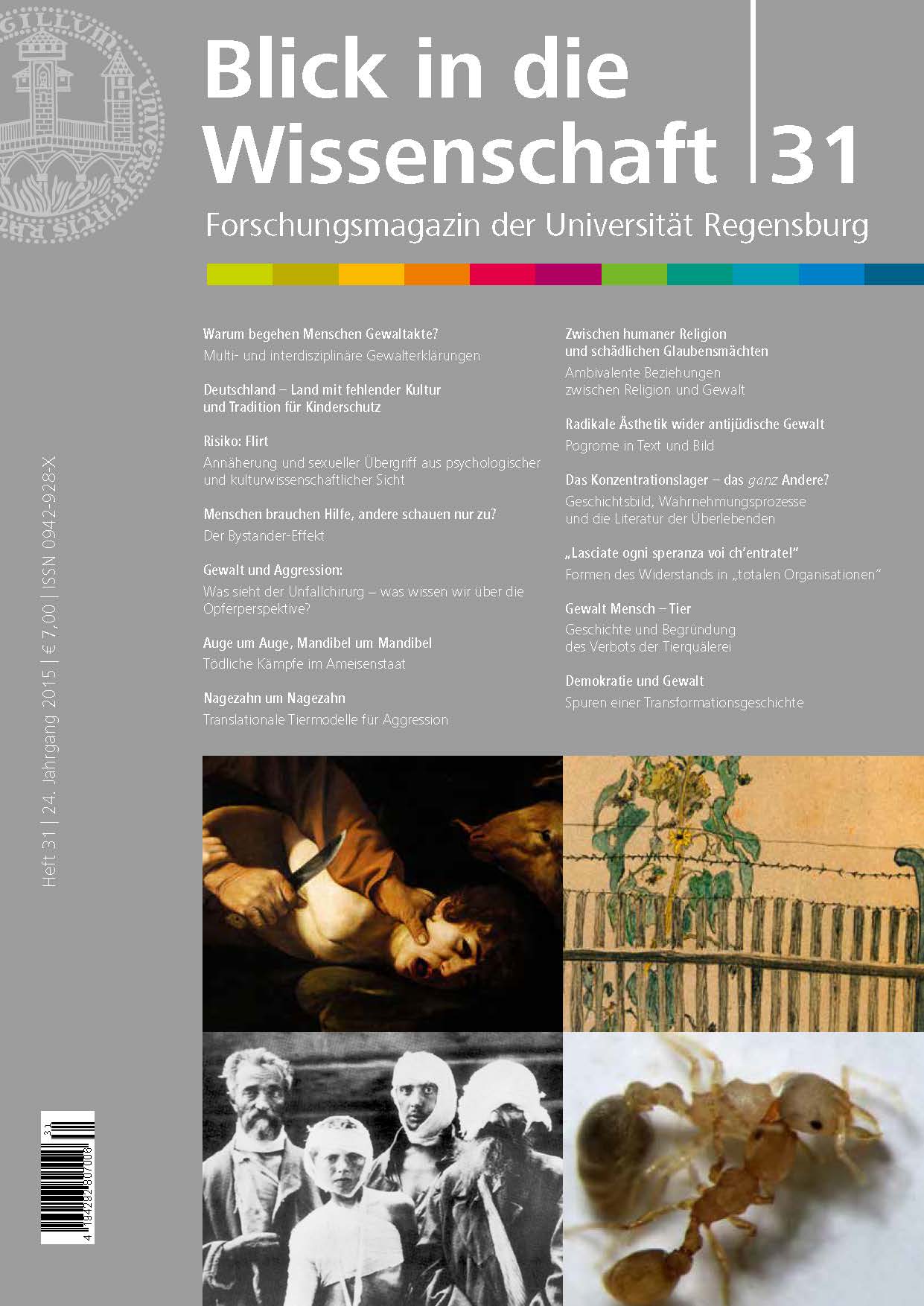 Forschungsmagazin der Universität Regensburg, Heft 31
